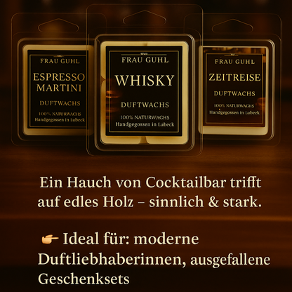 Bar & Boudoir – Duftwachs-Set mit Whisky, Espresso & Sandelholz | Frau Guhl