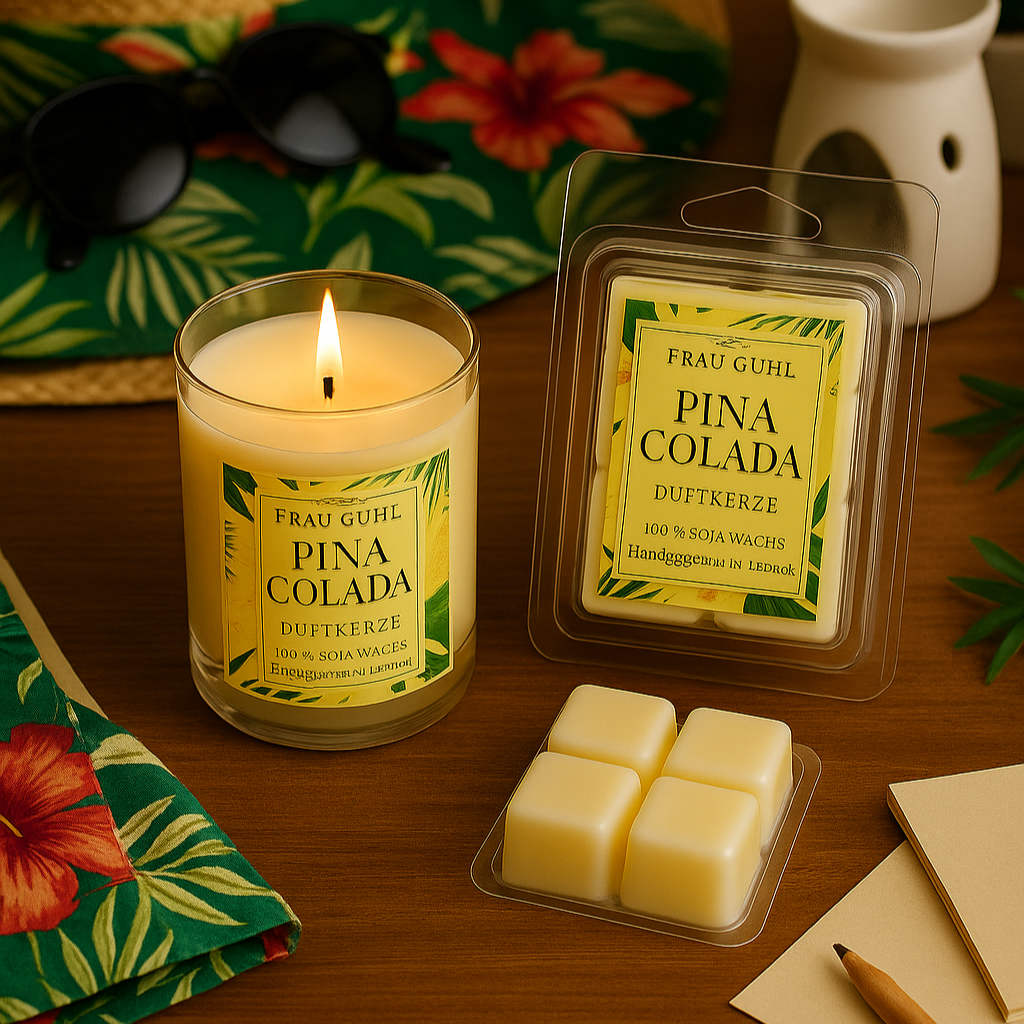 Bundle: „Cremige Ananas küsst Kokosnuss“ – Handmade von Frau Guhl