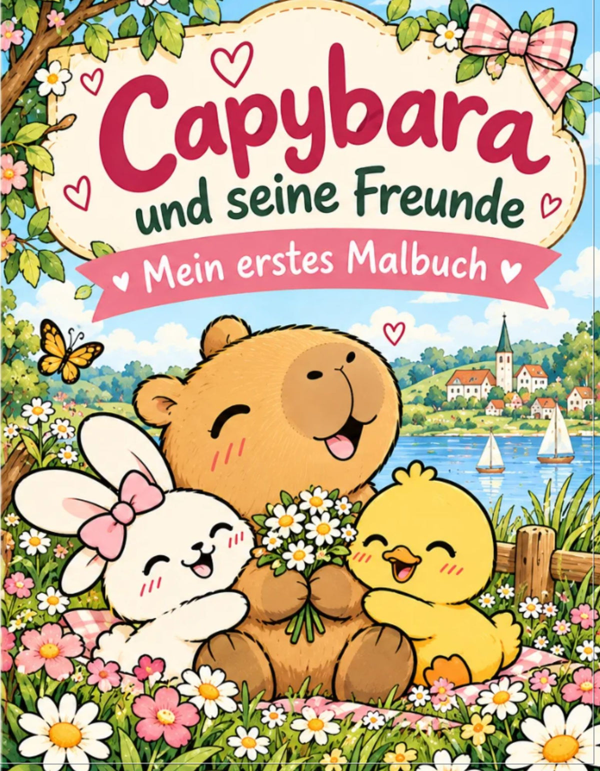 Capybara und seine Freunde - Mein erstes Malbuch