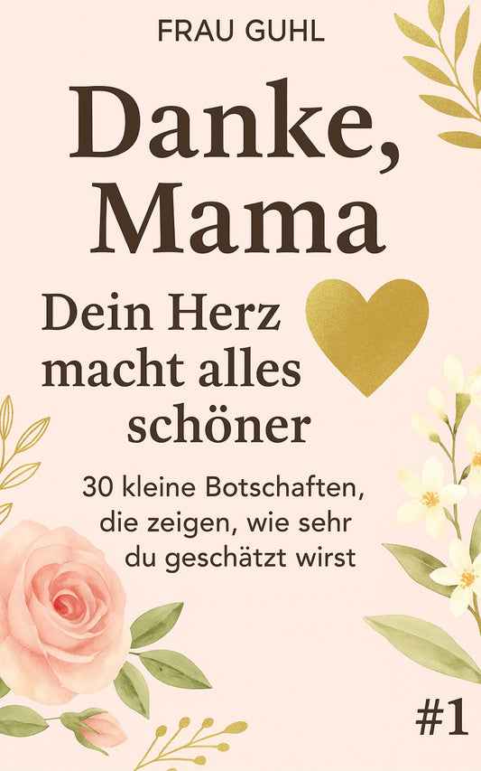Danke, Mama - Dein Herz macht alles schöner (Geschenkbuch mit 30 Botschaften)
