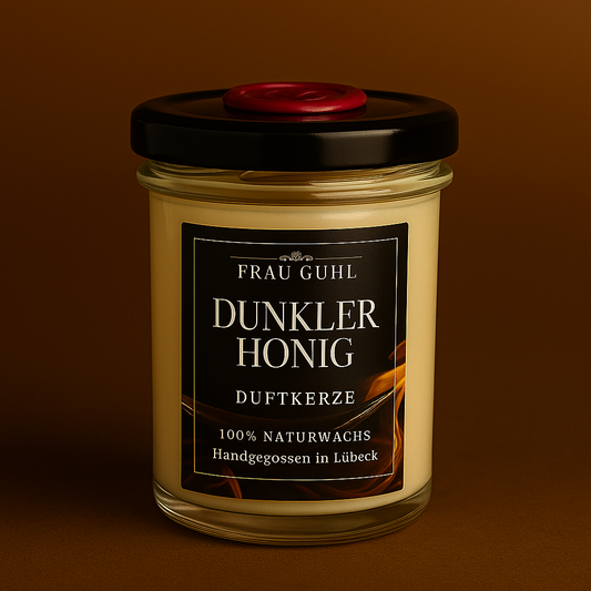 Duftkerze - Dunkler Honig 145g