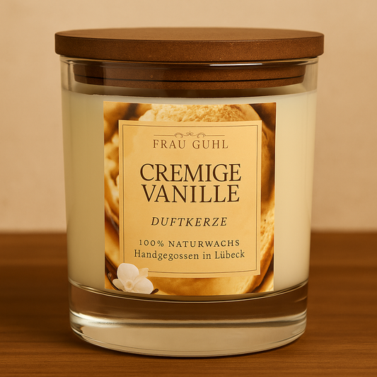 Duftkerze - Cremige Vanille 200g