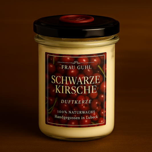 Duftkerze - Schwarze Kirsche 145g